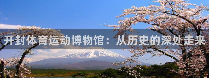 yy易游官网下载招商电话:开封体育运动博物馆:从历史的深处走